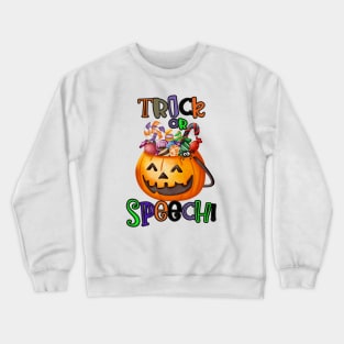 Trick or Speech Jack o lantern Crewneck Sweatshirt